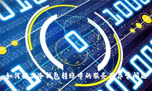 如何解决冷钱包转账中的服务器异常问题